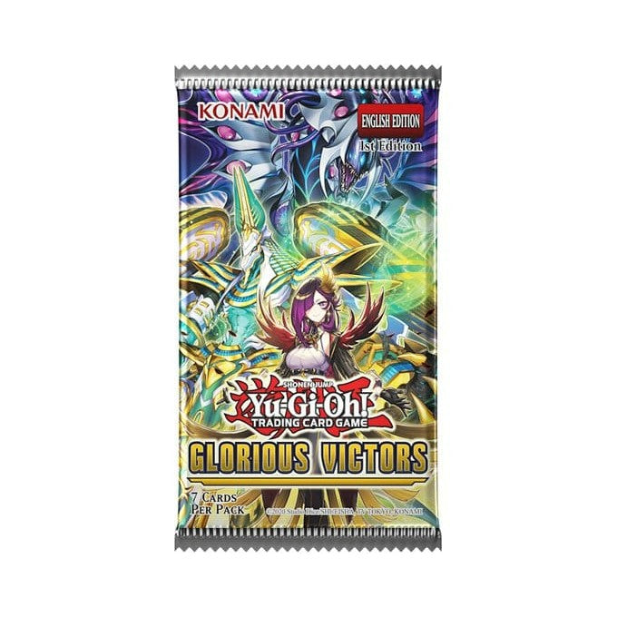 A Yu-Gi-Oh! Trading Card Game booster pack for the English Edition 2nd Edition, featuring colorful character artwork of Yugi and his monsters on a white background.
