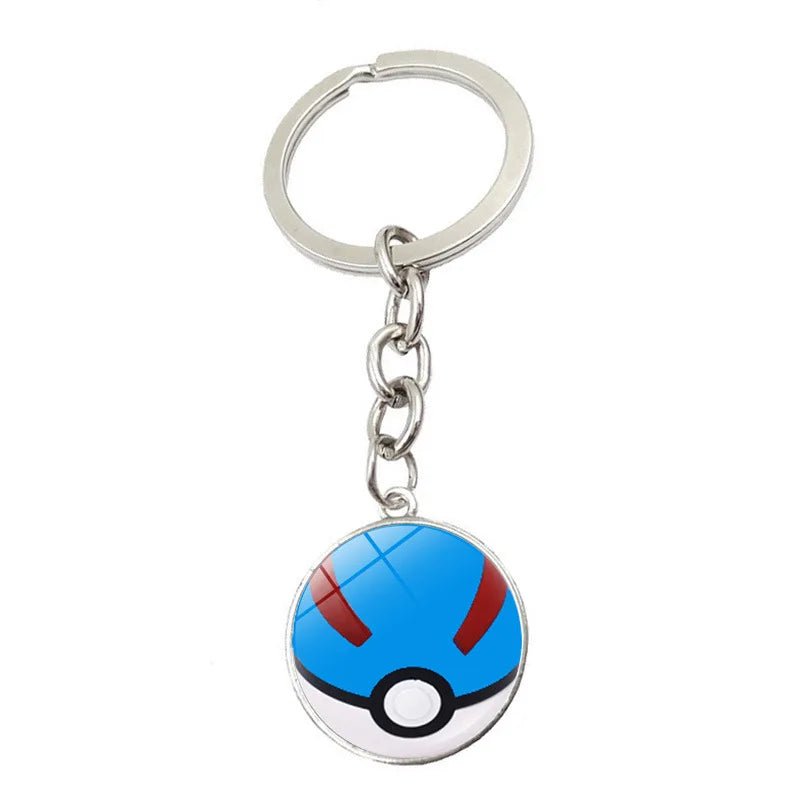 Pokemon Anime Figure Pokeball Pikachu Elf Ball Keychain Pendant Pocket Monster Model Toys Kids Birthday Gifts - KOOLTHINGS