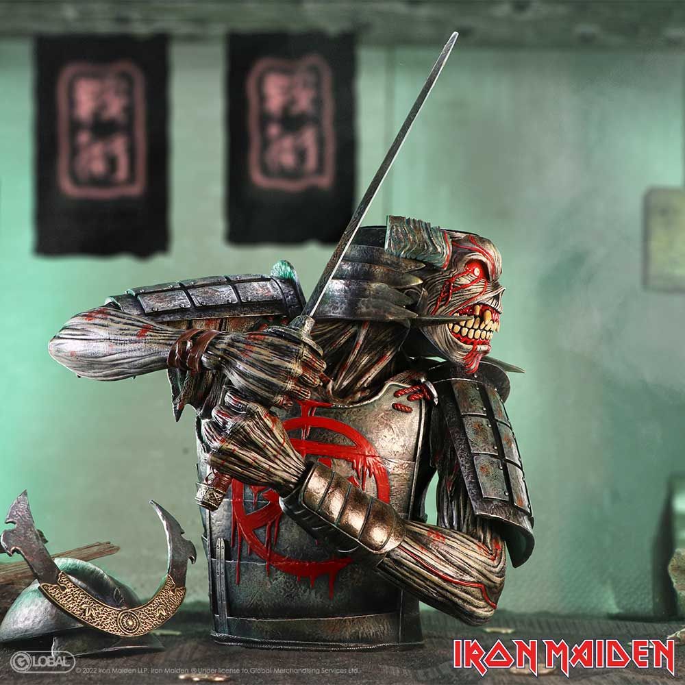 Iron Maiden Samurai Eddie Bust – Official Collectible (Online Exclusive) - KOOLTHINGS