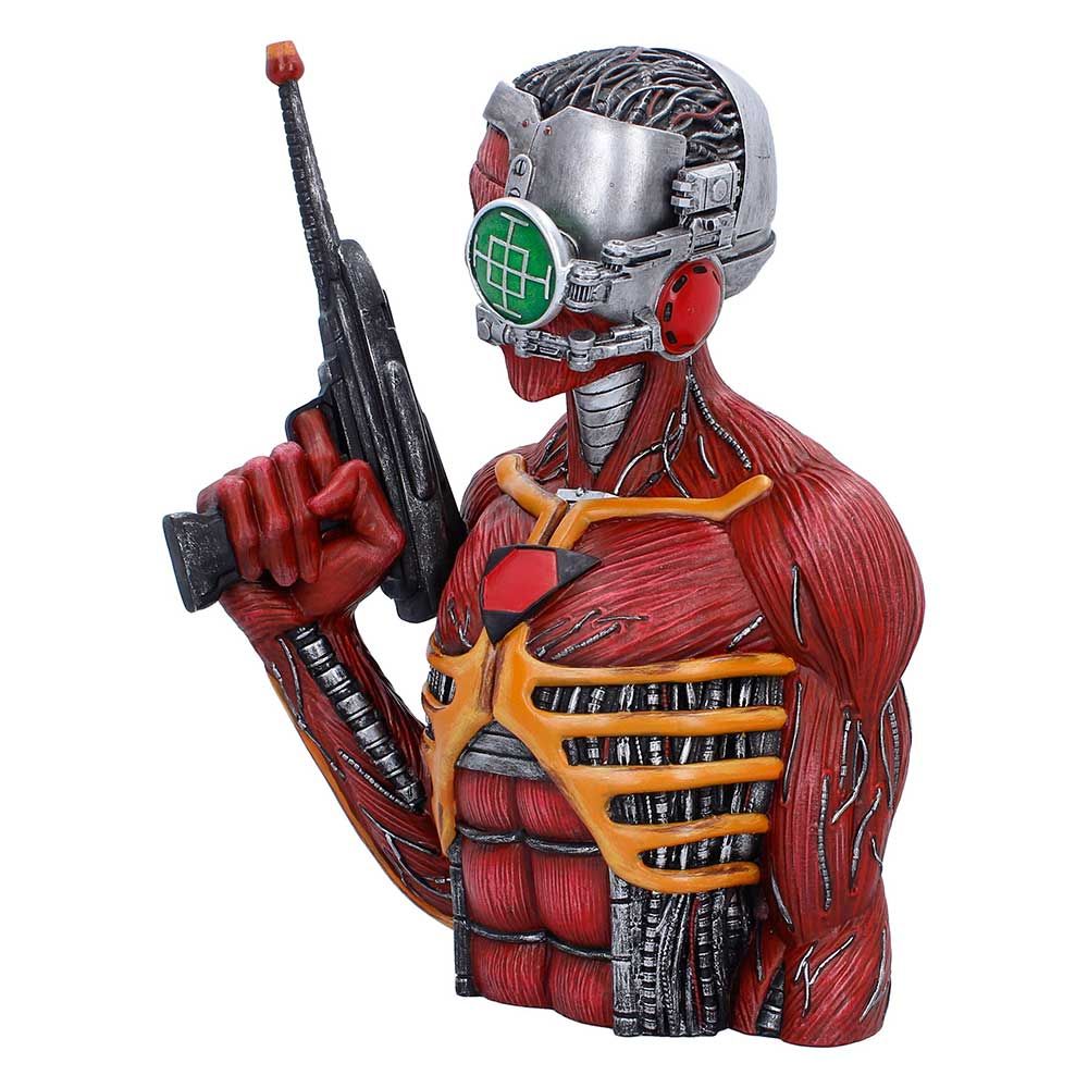 Iron Maiden Somewhere in Time Eddie Bust – Premium Hand‑Painted Collectible - KOOLTHINGS