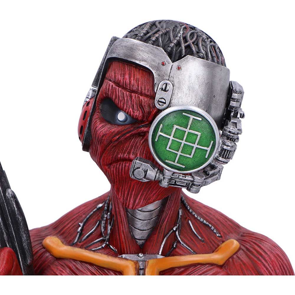 Iron Maiden Somewhere in Time Eddie Bust – Premium Hand‑Painted Collectible - KOOLTHINGS