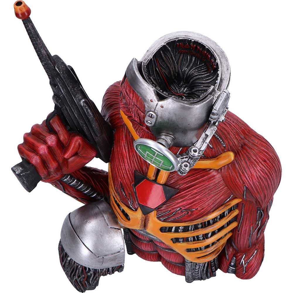 Iron Maiden Somewhere in Time Eddie Bust – Premium Hand‑Painted Collectible - KOOLTHINGS