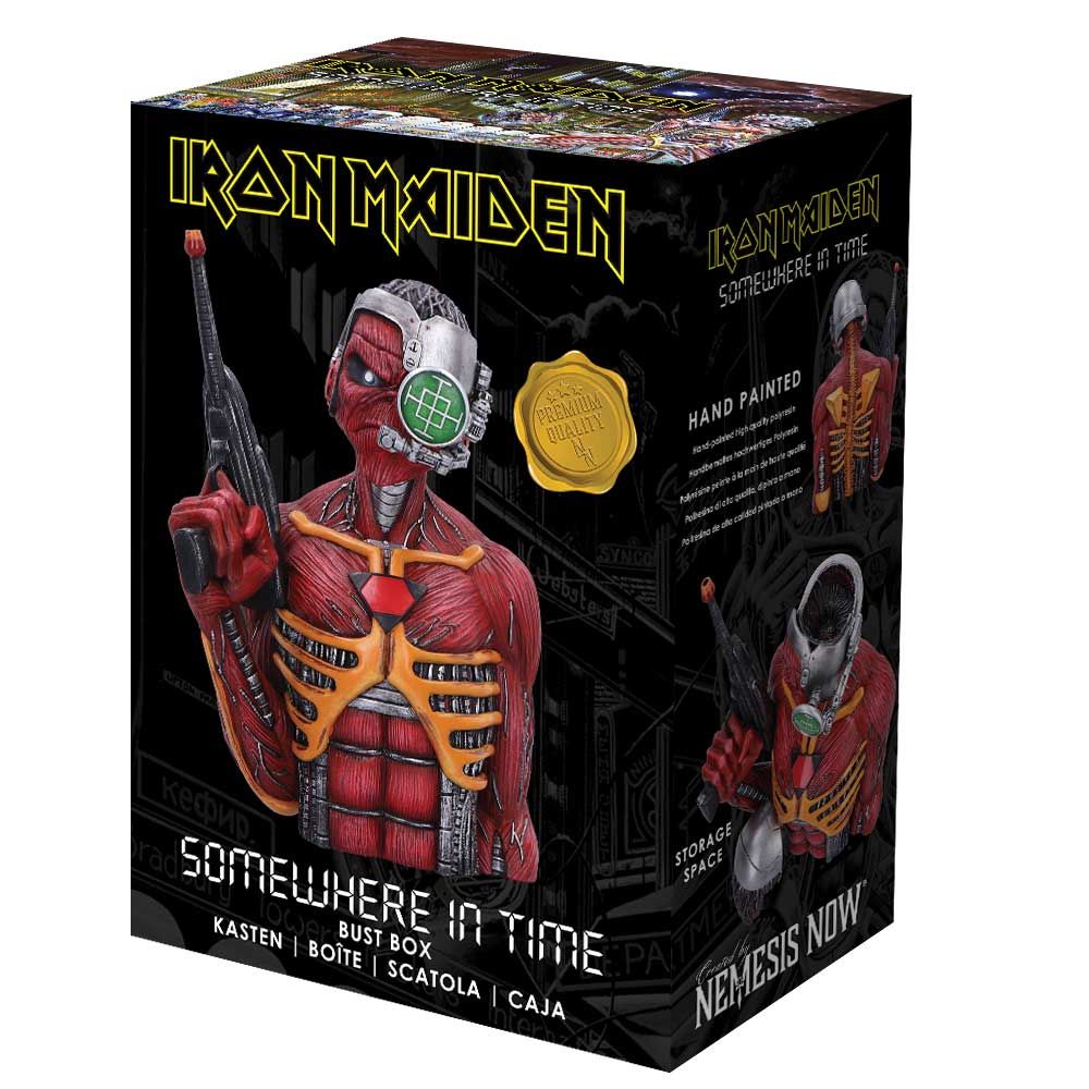 Iron Maiden Somewhere in Time Eddie Bust – Premium Hand‑Painted Collectible - KOOLTHINGS