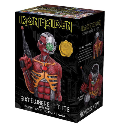 Iron Maiden Somewhere in Time Eddie Bust – Premium Hand‑Painted Collectible - KOOLTHINGS