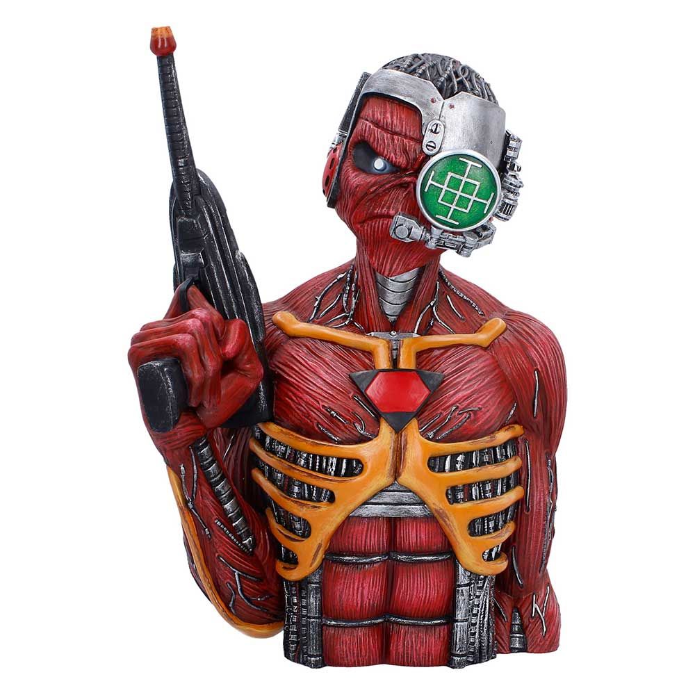 Iron Maiden Somewhere in Time Eddie Bust – Premium Hand‑Painted Collectible - KOOLTHINGS