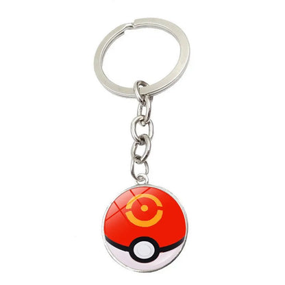 Pokemon Anime Figure Pokeball Pikachu Elf Ball Keychain Pendant Pocket Monster Model Toys Kids Birthday Gifts - KOOLTHINGS