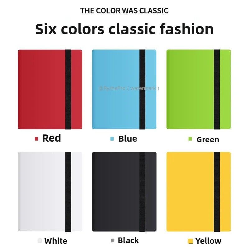Card Binder with 9 Pocket Trading Card Album Display Binder 360 Side Loading Pocket Holder for TCG Yugioh MTG Game Card Book - KOOLTHINGS