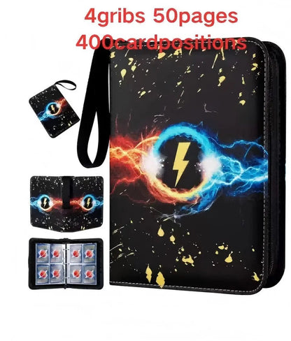 Anime 400PCS Card Binder – PU Zipper Photocard Album for Collectors - KOOLTHINGS