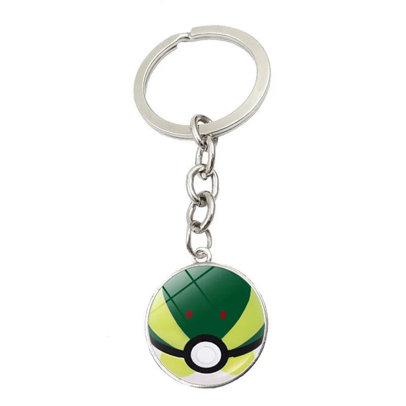Pokemon Anime Figure Pokeball Pikachu Elf Ball Keychain Pendant Pocket Monster Model Toys Kids Birthday Gifts - KOOLTHINGS