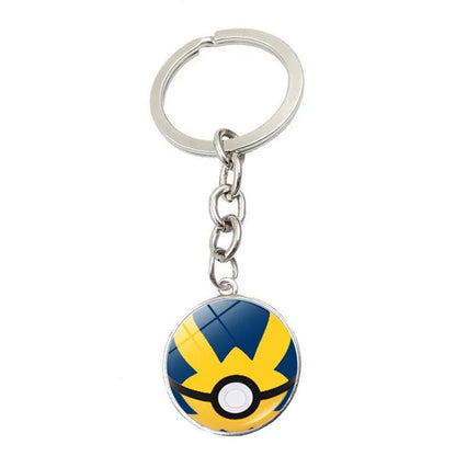 Pokemon Anime Figure Pokeball Pikachu Elf Ball Keychain Pendant Pocket Monster Model Toys Kids Birthday Gifts - KOOLTHINGS