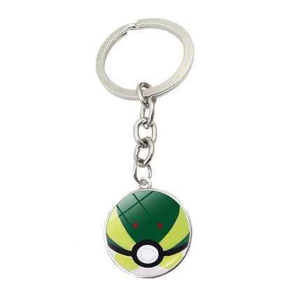 Pokemon Anime Figure Pokeball Pikachu Elf Ball Keychain Pendant Pocket Monster Model Toys Kids Birthday Gifts - KOOLTHINGS