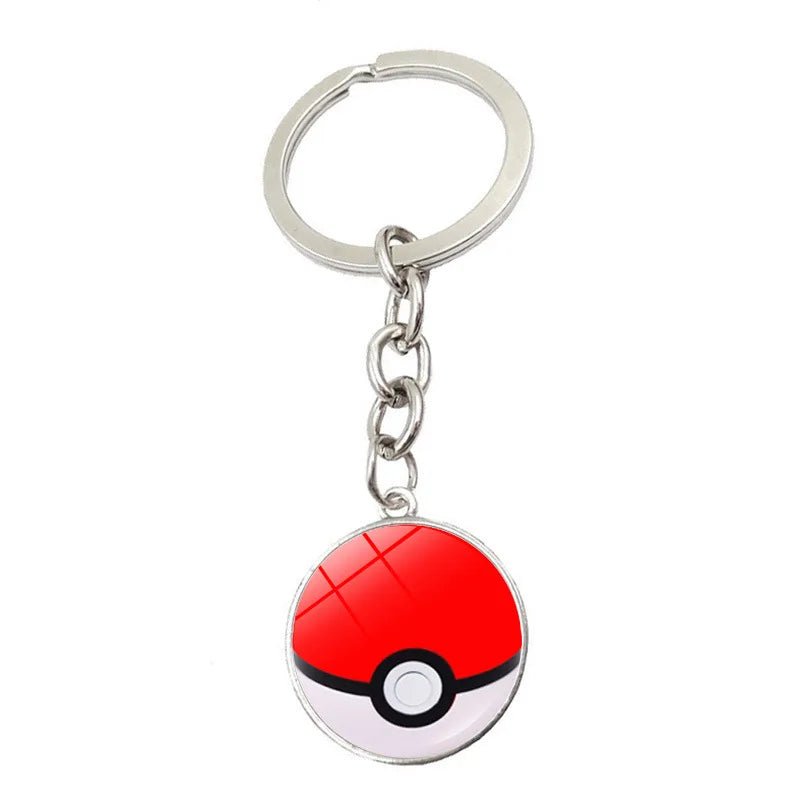 Pokemon Anime Figure Pokeball Pikachu Elf Ball Keychain Pendant Pocket Monster Model Toys Kids Birthday Gifts - KOOLTHINGS