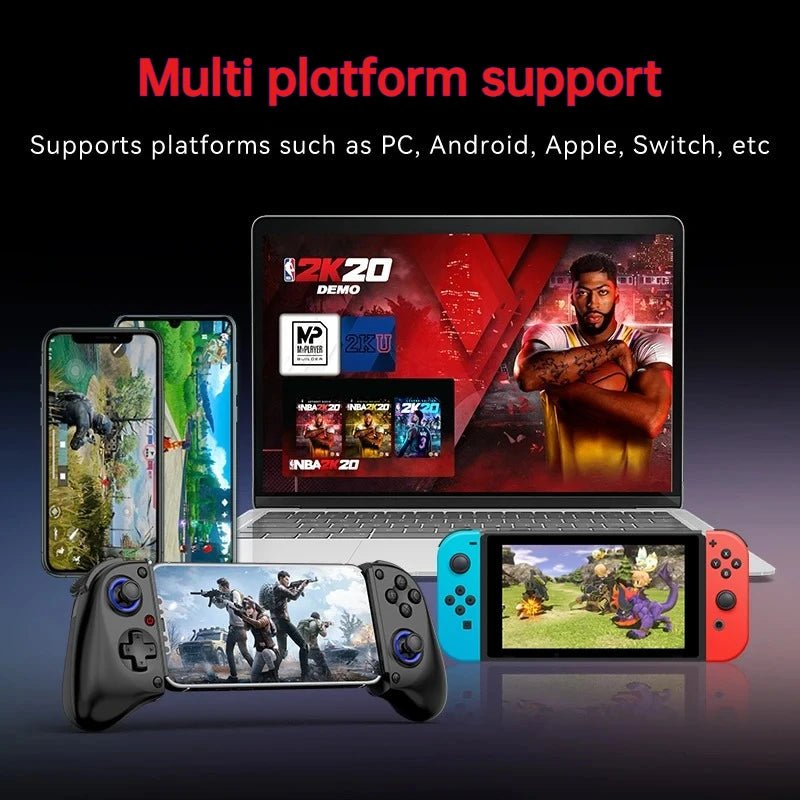 2026 New D11 Stretchable Game Controller Hall Trigger Supports For Android Phone/Tablet/Switch/PC/iOS/XBOX Streaming Controller - KOOLTHINGS