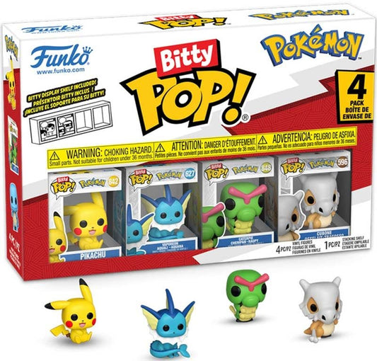 BITTY POP POKEMON PIKACHU 4 PACK - KOOLTHINGS