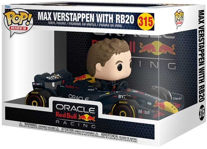 FUNKO POP RIDES SUPDLX: RB - VERSTAPPEN W/RB20 - KOOLTHINGS
