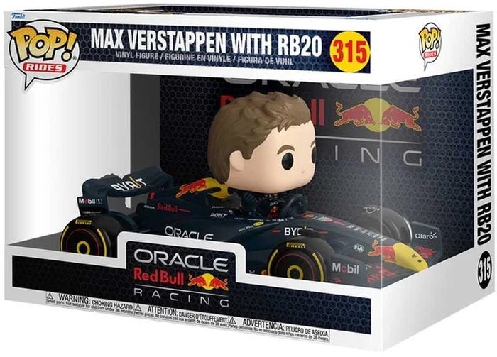FUNKO POP RIDES SUPDLX: RB - VERSTAPPEN W/RB20 - KOOLTHINGS