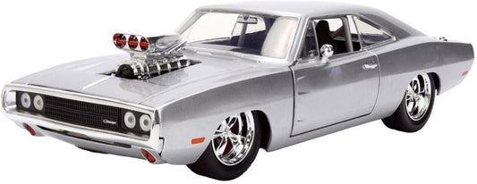 Jada Fast & Furious Anniversary Dom's Dodge Silver Finish 1:24 - KOOLTHINGS