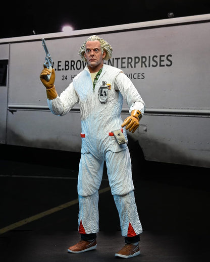 Back to the Future (1985)  Doc Brown (Hazmat Suit)  NECA - 7” Scale Ultimate Action Figure