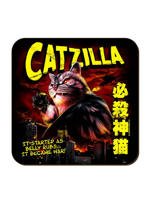 Catzilla Coaster - KOOLTHINGS