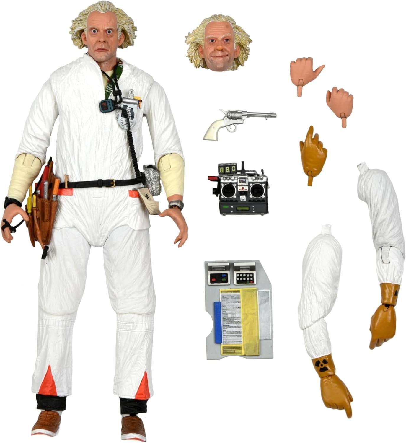 Back to the Future (1985) Doc Brown (Hazmat Suit) NECA - 7” Scale Ultimate Action Figure - KOOLTHINGS