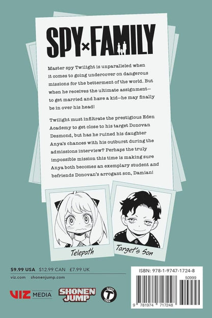 Spy x Family, Vol. 2 (2) by Tatsuya Endo - KOOLTHINGS