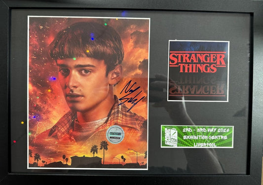 Framed Noah Schnapp Autograph – Stranger Things Collectible with COA - KOOLTHINGS