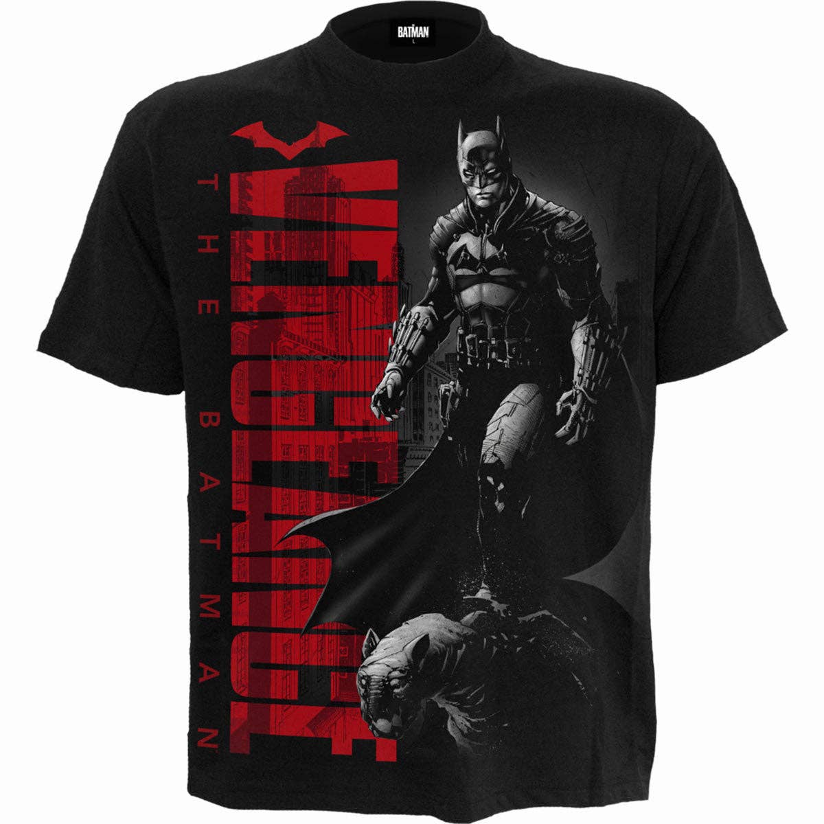 THE BATMAN - COMIC COVER - Front Print T-Shirt Black - KOOLTHINGS