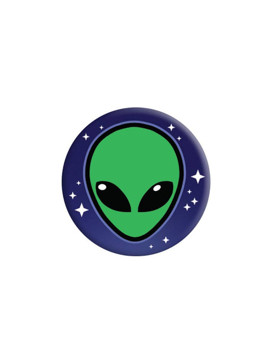 Alien Head 25mm Badge - KOOLTHINGS