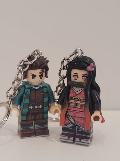 Anime and Manga Inspired Minifigure Keychains - KOOLTHINGS