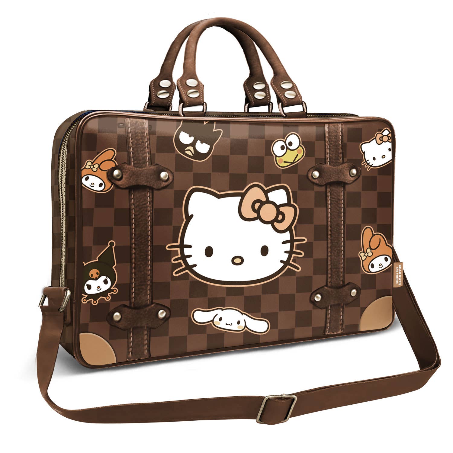 Hello Kitty Squares - Laptop Messenger Bag - KOOLTHINGS