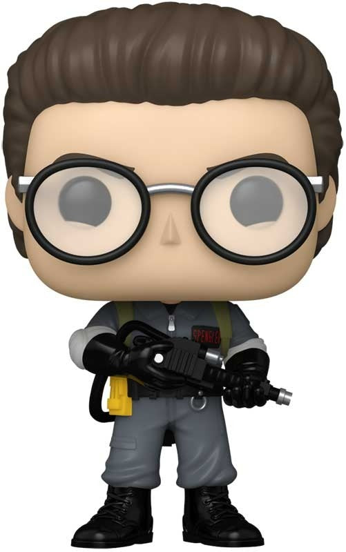 Funko Pop! vinyl figure of a character in a gray suit with a weapon on a white background