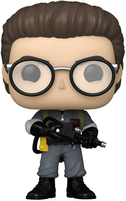 Funko Pop! vinyl figure of a character in a gray suit with a weapon on a white background