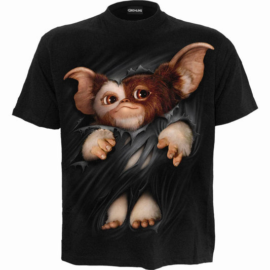 GREMLINS - GIZMO - Front Print T-Shirt Black - KOOLTHINGS