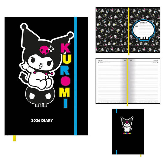 Kuromi (2026) Official A5 Day to Page Diary (Copy) - KOOLTHINGS