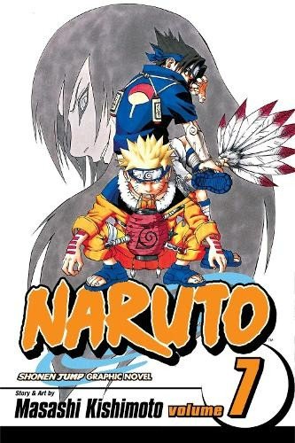 Manga book cover featuring two characters from 'Naruto' with the title and author's name.