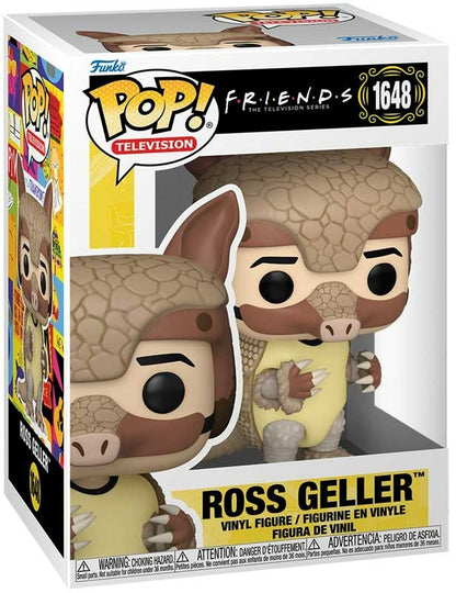 Funko POP! Television: Friends #1648 Ross Geller (Armadillo) & Protector