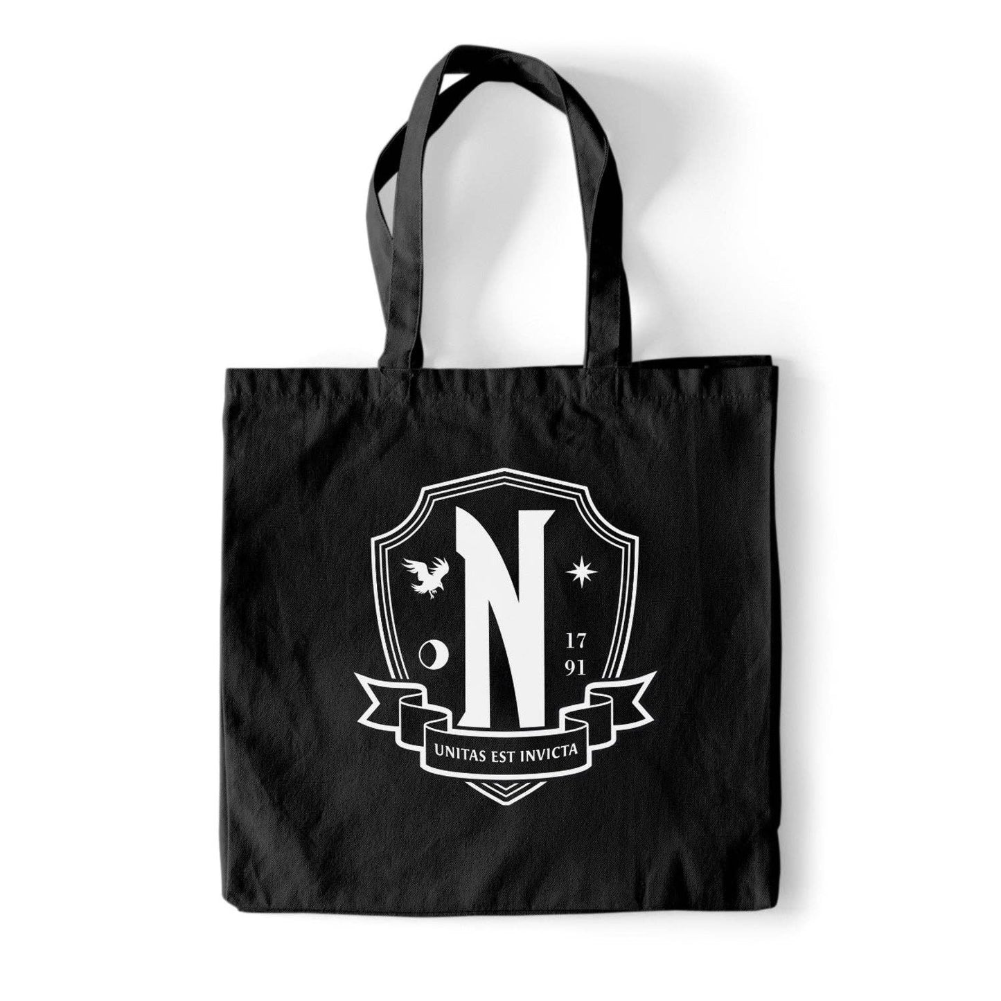 Wednesday - Nevermore - Black Tote Bag - KOOLTHINGS