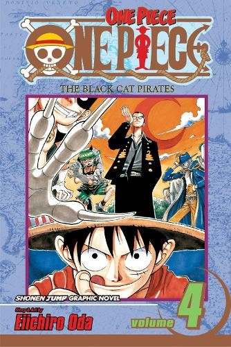 Cover of 'One Piece' Volume 4 featuring characters and title