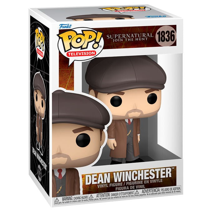 Funko Pop! vinyl figure packaging of Dean Winchester from Supernatural