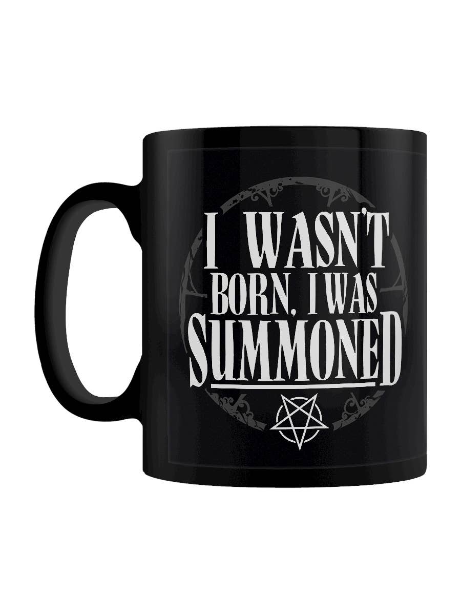 I Wasn't Born I Was Summoned Black Mug - KOOLTHINGS