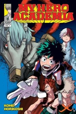 Cover of 'My Hero Academia' with characters from the series