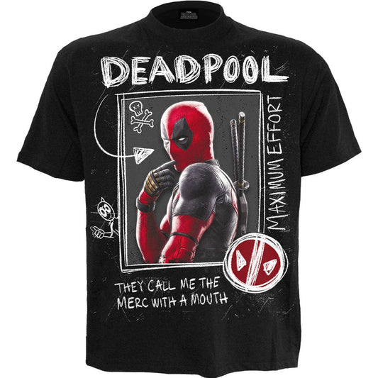 DEADPOOL - WOLVERINE SKETCHES - T-Shirt Black - KOOLTHINGS
