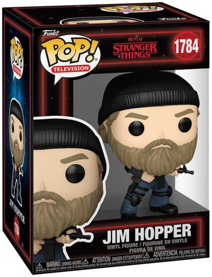 Funko Pop! vinyl figure packaging of Jim Hopper from Stranger Things