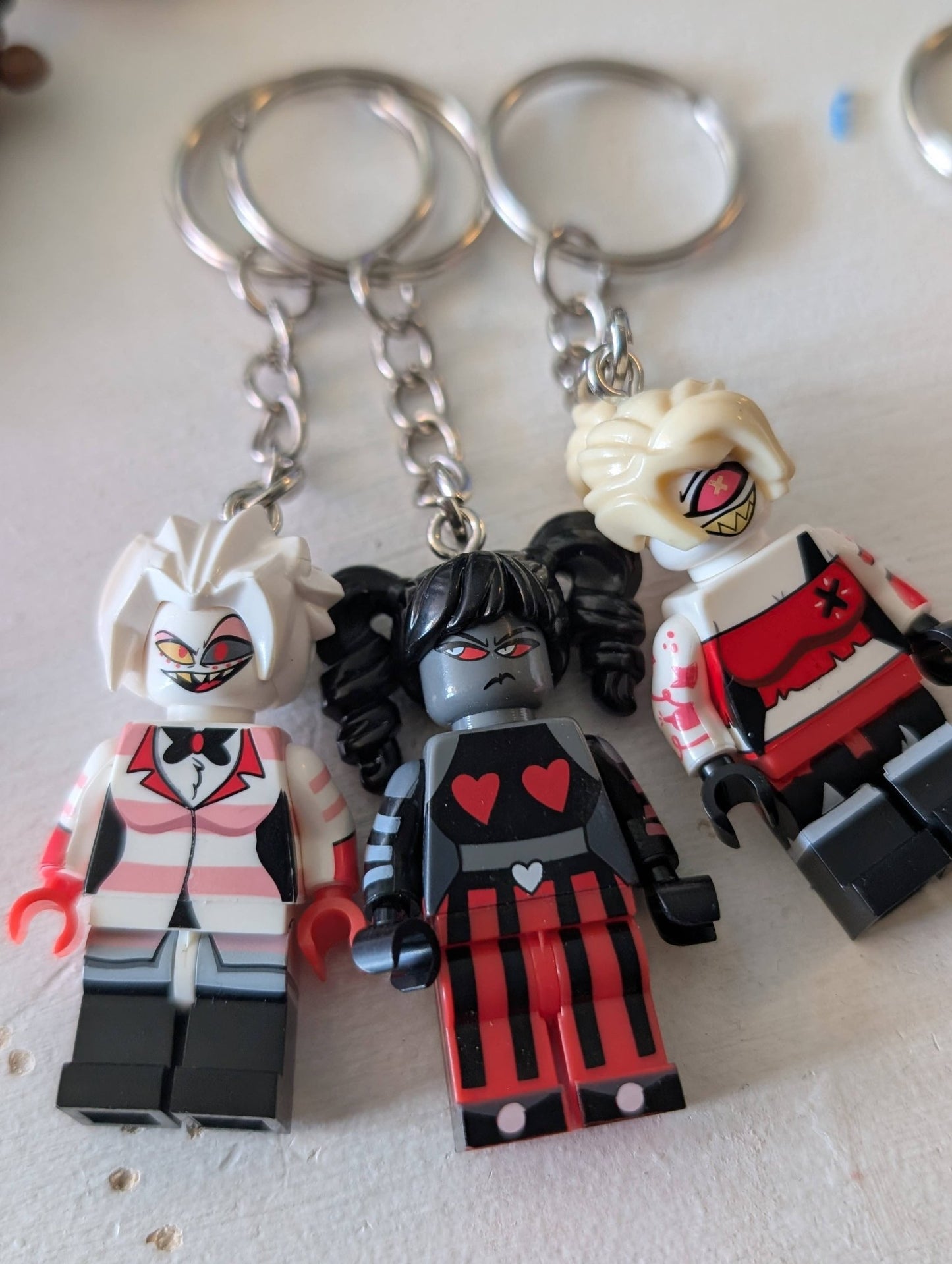 Hazbin Hotel Inspired Minifigure Keychains - KOOLTHINGS