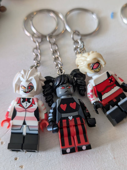 Hazbin Hotel Inspired Minifigure Keychains - KOOLTHINGS