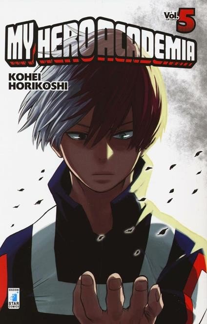 Cover of 'My Hero Academia' Vol. 5 with an anime character in a dynamic pose.