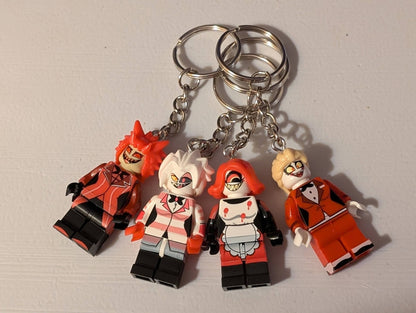Hazbin Hotel Inspired Minifigure Keychains - KOOLTHINGS