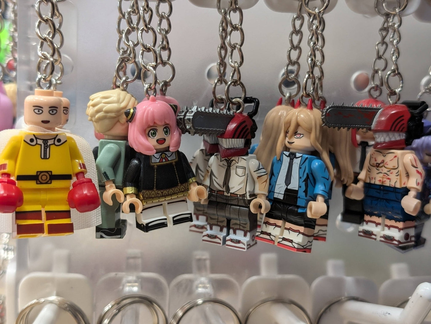Anime and Manga Inspired Minifigure Keychains - KOOLTHINGS