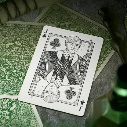 Harry Potter Slytherin Green Theory11 Playing Cards - KOOLTHINGS