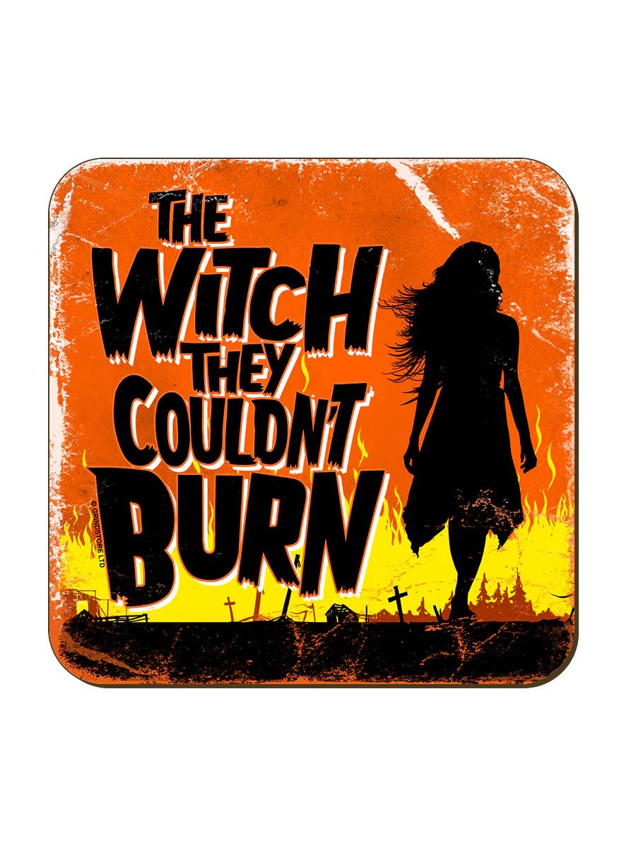 The Witch They Couldn't Burn Coaster - KOOLTHINGS